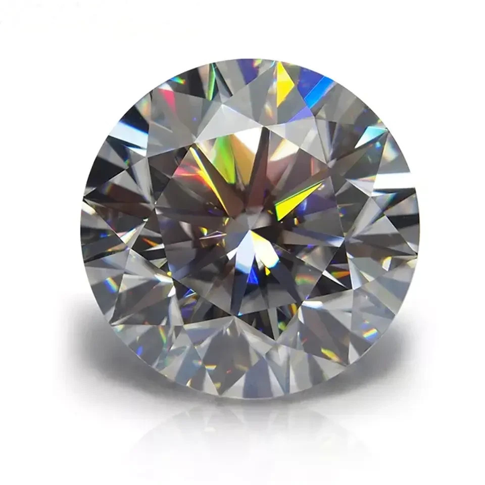 GRA Certified Loose Moissanite Round Stones VVS1 All Sizes from 4mm to 15mm