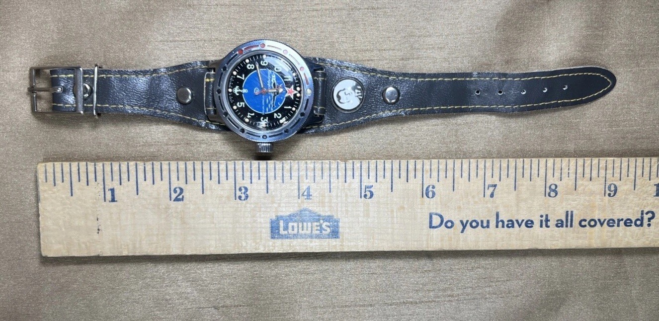 Vintage Watch Vostok Wostok Amphibia Komandirskie Submarine USSR Original Strap