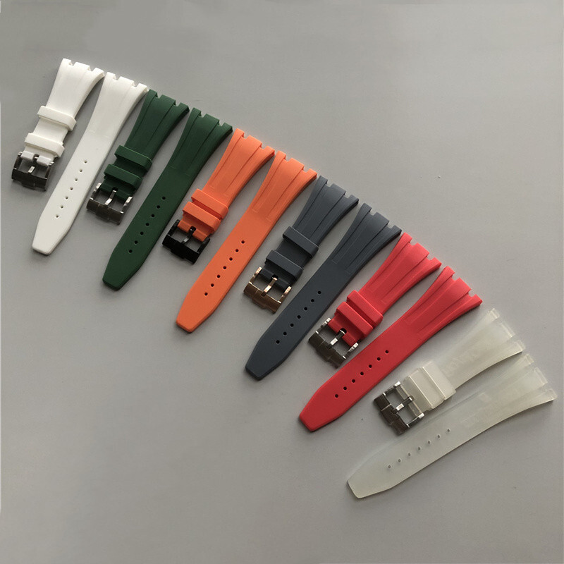27mm AP Rubber Band for Audemars Piguet Royal Oak Offshore 42mm 15400 Strap