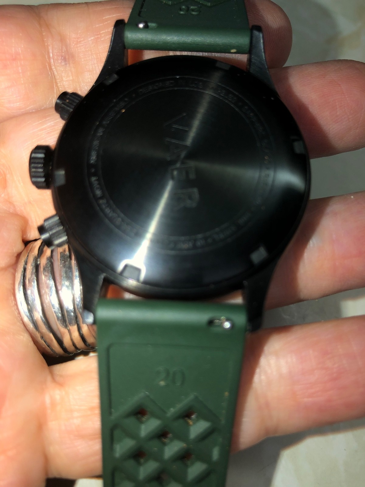 Vaer RS1 Rally Panda 40mm Quartz Chronograph Watch-Black PVD Coating