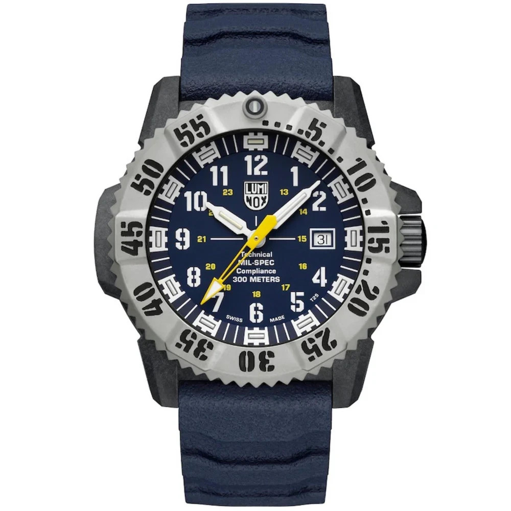 Luminox Men’s Watch XL.3355.SET MIL-SPEC 46mm 3350 Series Blue Dial Rubber 300M