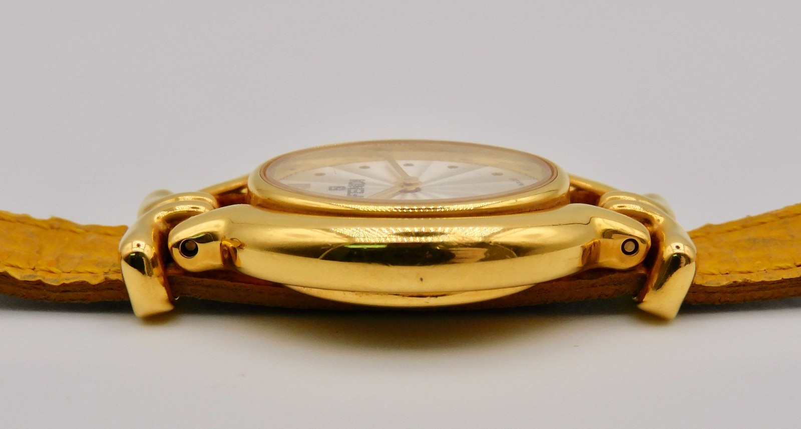 FENDI 640L Color Change Belt Gold Quartz Womens Watch in Box