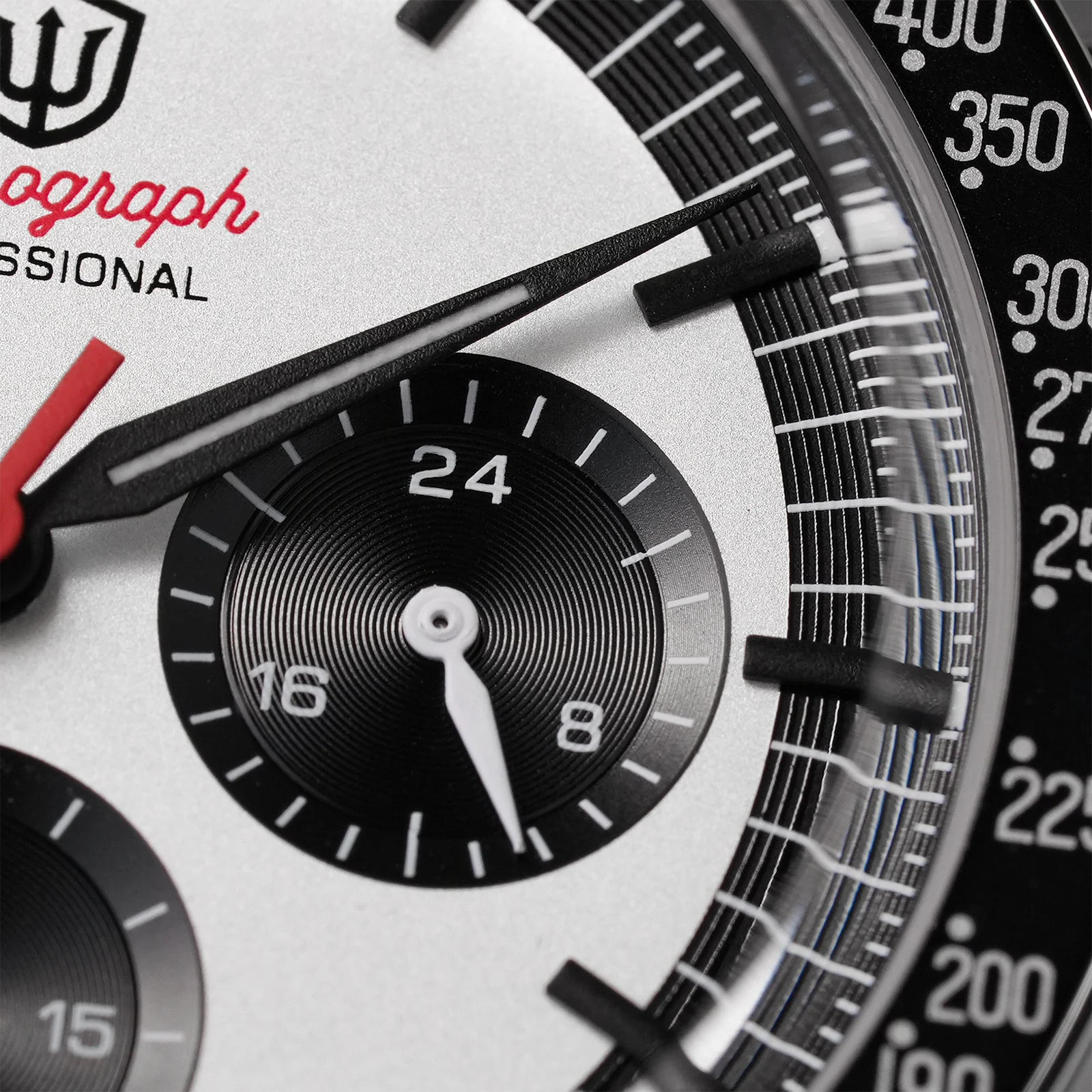 WATCHDIVES “PANDA” Tachymeter Chronograph Mecca Quartz VK63 39mm Watch WD1863