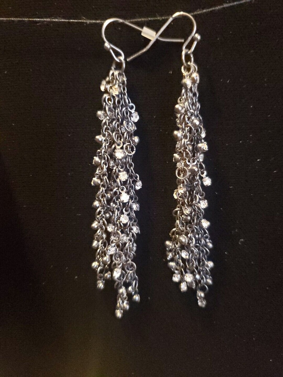 3 Beaded Dangle Drop Earrings Bohemian