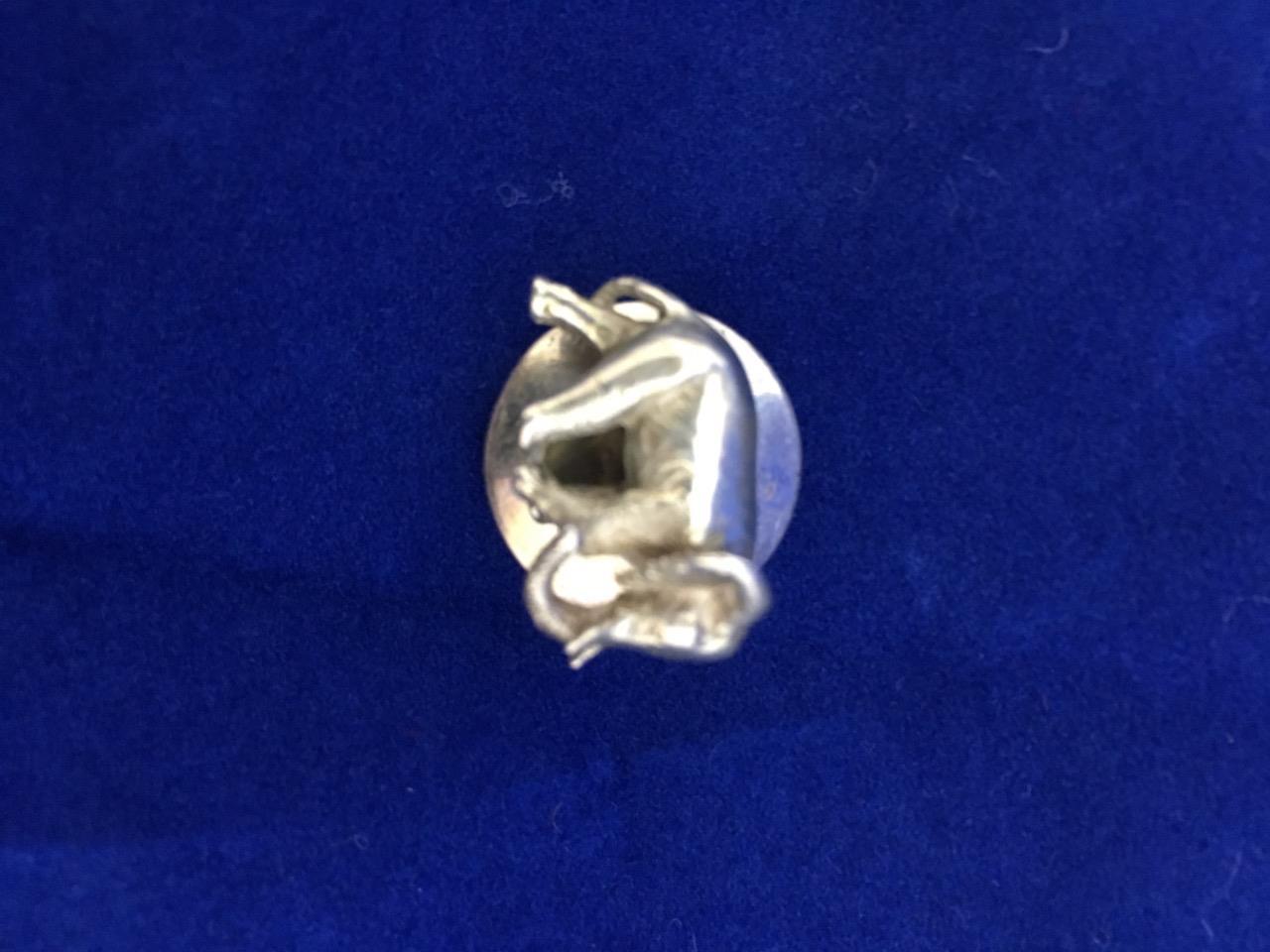 SUSAN CUMMINGS VINTAGE STERLING SILVER 3D AFRICAN ANIMALS BUTTON COVERS $150