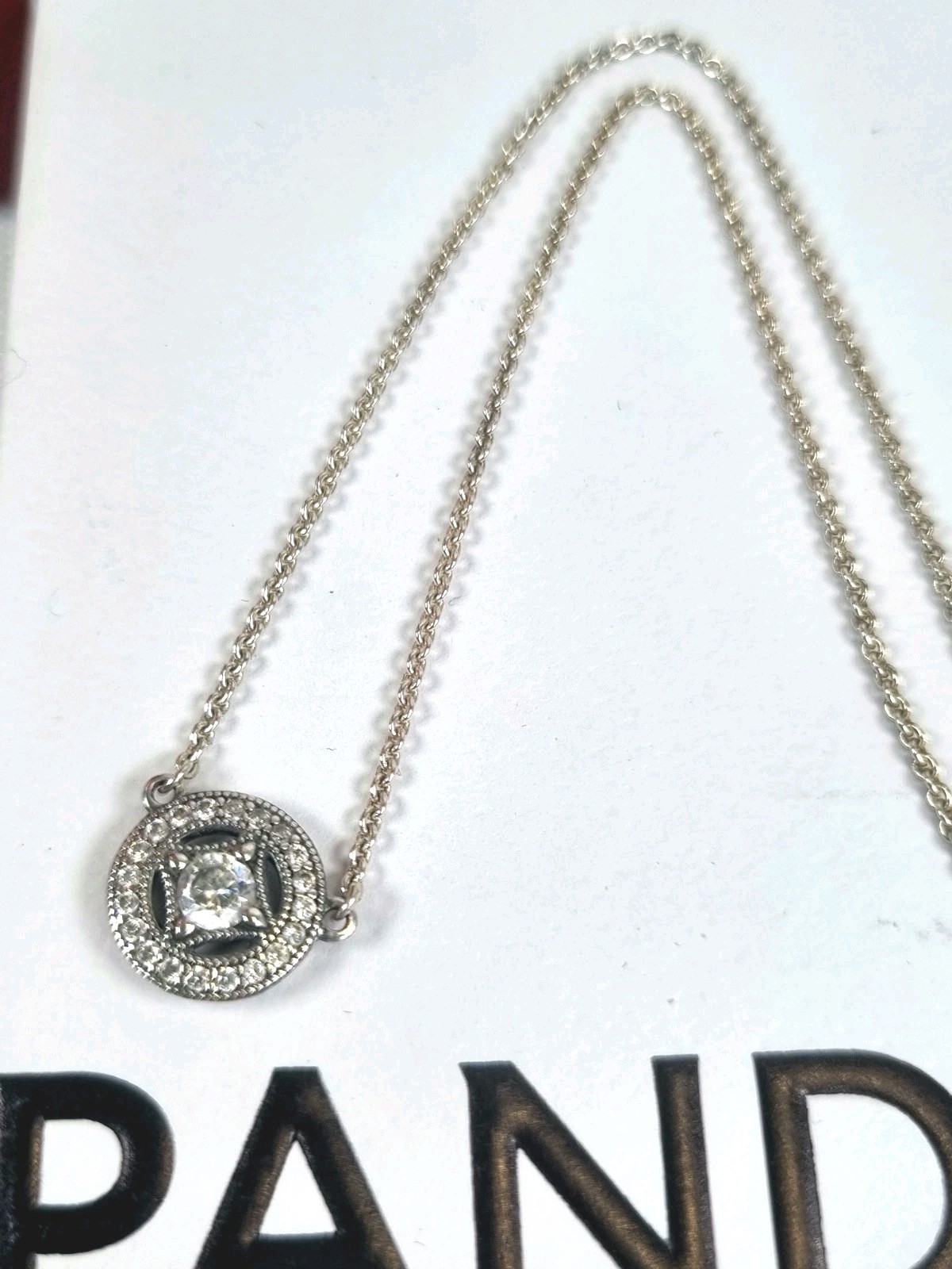 Pandora Vintage Allure Sterling Silver Necklace, 45cm, Excellent With Packaging