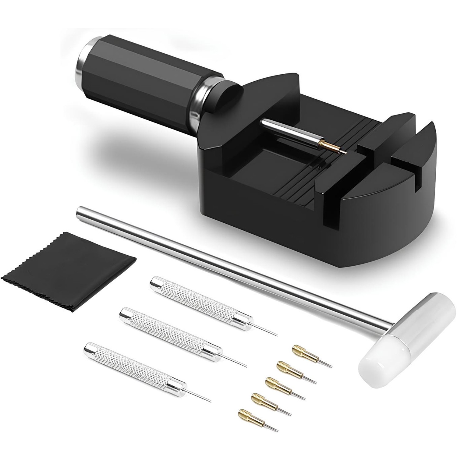 11 PCS Watch Link Removal Kit, Watch Band Sizing Tool for Watch Strap Adjustment
