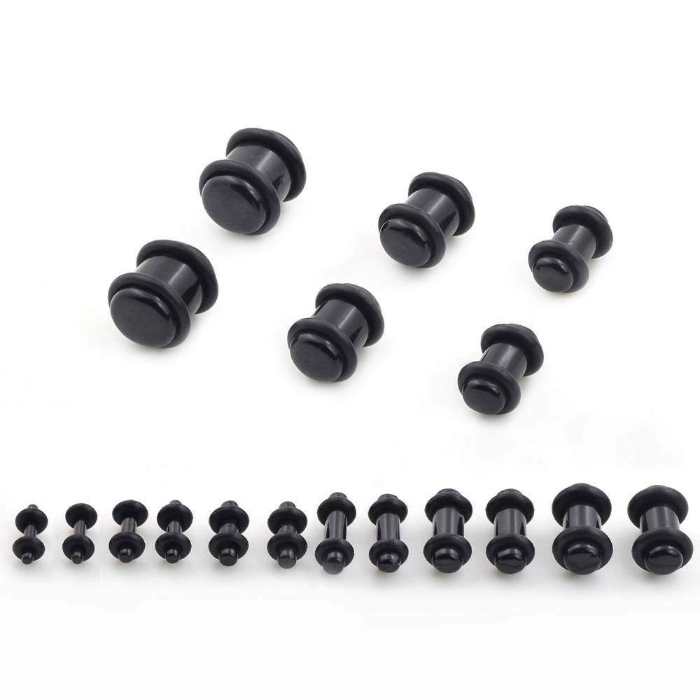 12-18Pcs Acrylic/Steel Ear Plugs Stretcher Kit 14G-20MM Ear Gauges Expander Set