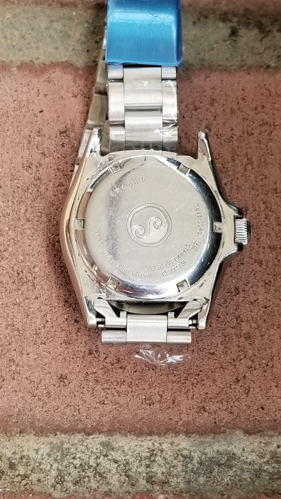 22mm Curved End OYSTER Solid Stainless Steel bracelet Fit Seiko 7S26-0040 SKX031