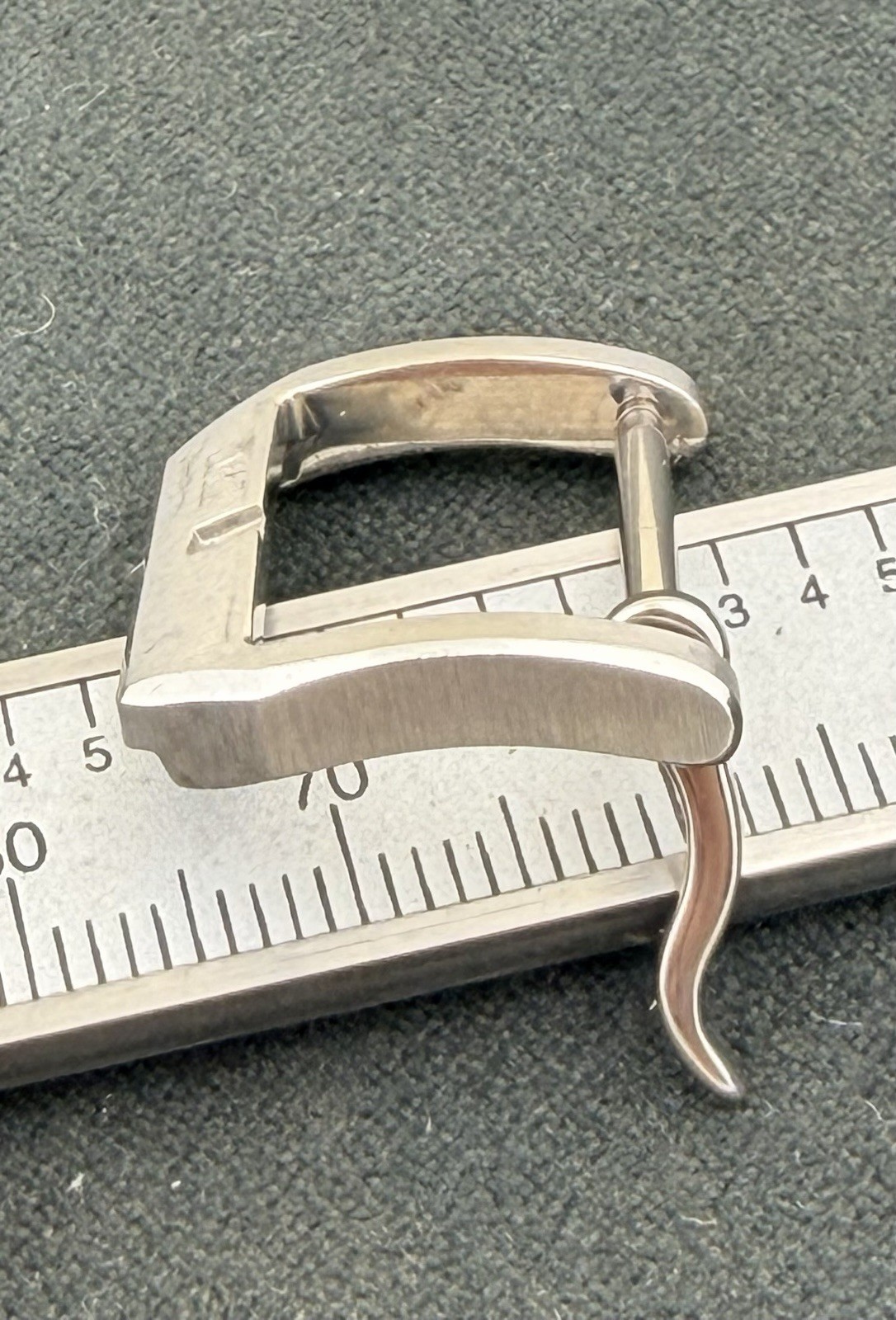 IWC 18mm Brushed Satin Stainless Steel Tang Buckle Clasp Genuine OEM