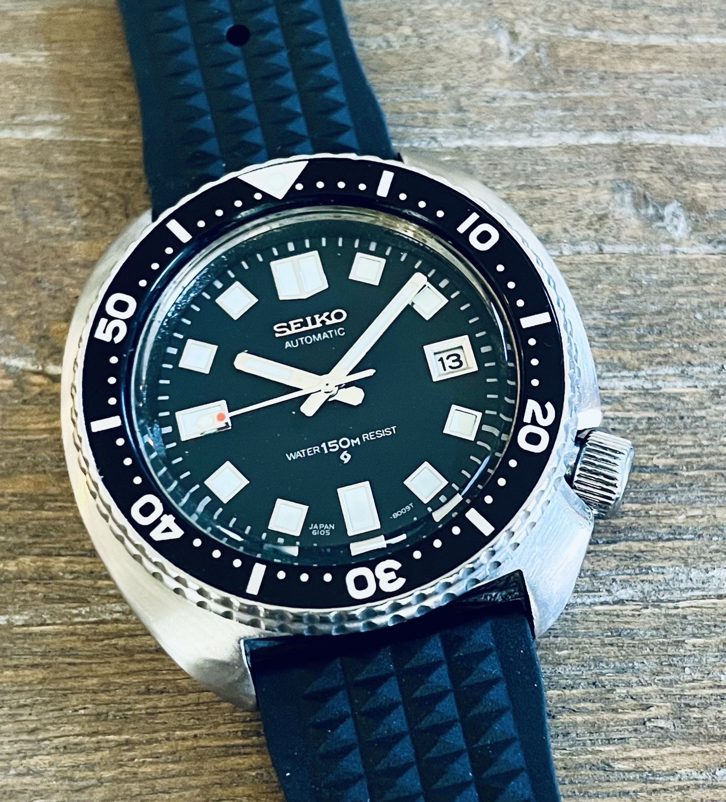 1987 SEIKO”TURTLE”DIVER WATCH-6309-7049 HOMAGE TO 6105 “CAPT WILLARD” APOCALYPSE