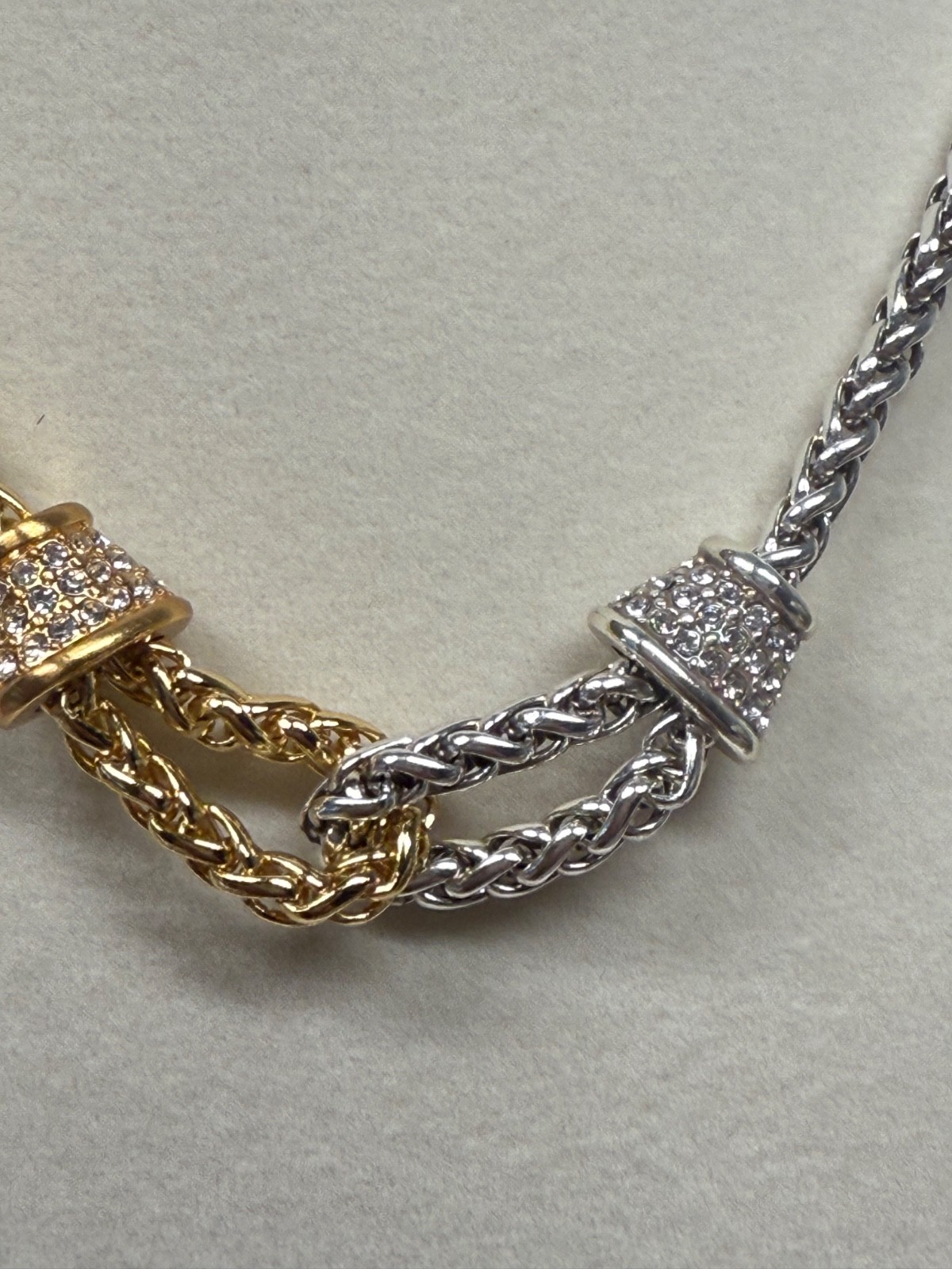 Brighton Meridian Ventus Two Tone Short Necklace 18″