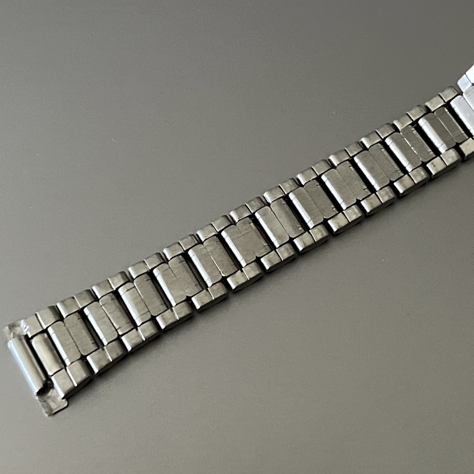 14 mm Watch Oyster Bracelet Stainless Steel Matte Polished Hidden Folding Clasp