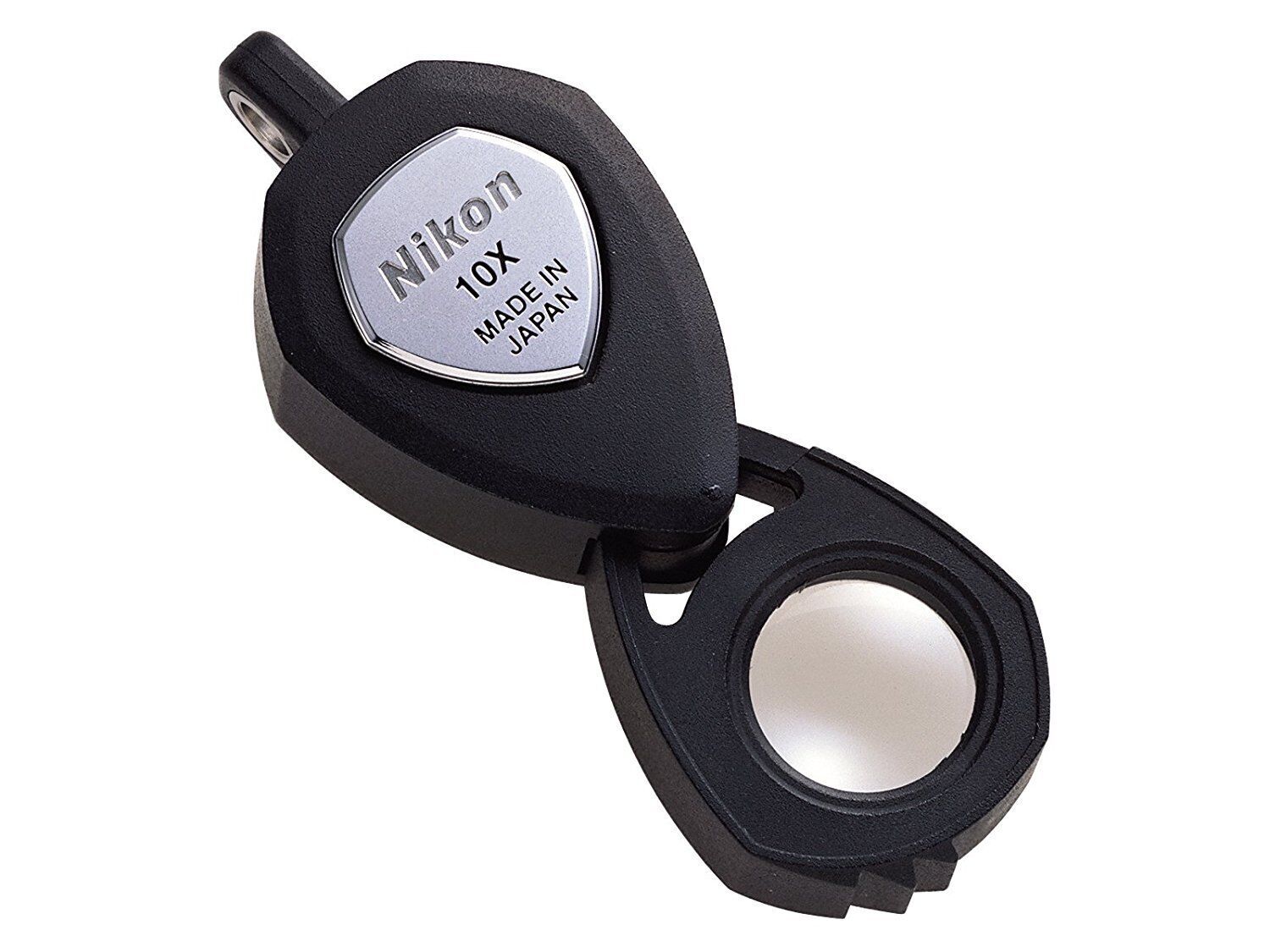 Nikon Loupe Magnifier Official 10x Jewelry Triplet Loupe Black 15g Made in Japan