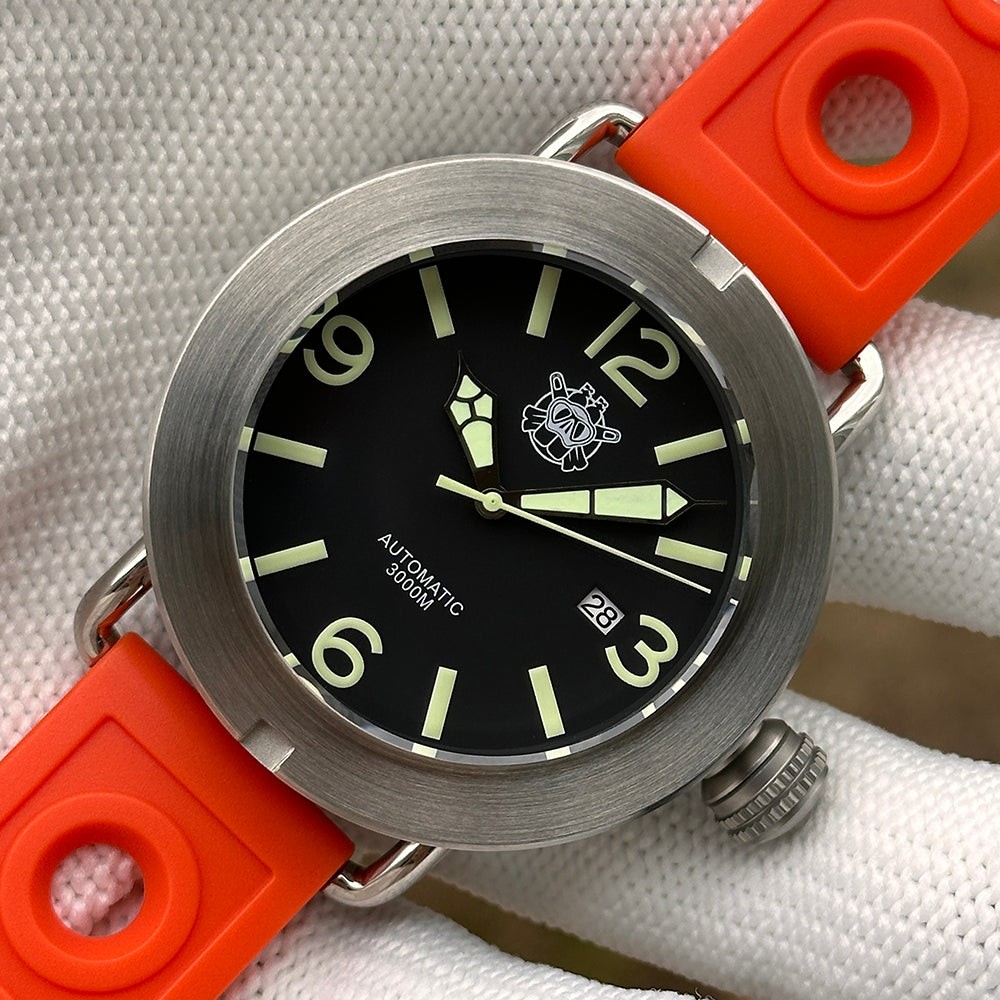 STEELDIVE SD1912 Mens 47mm 3000M Automatic Dive Watch NH35 Steel V2