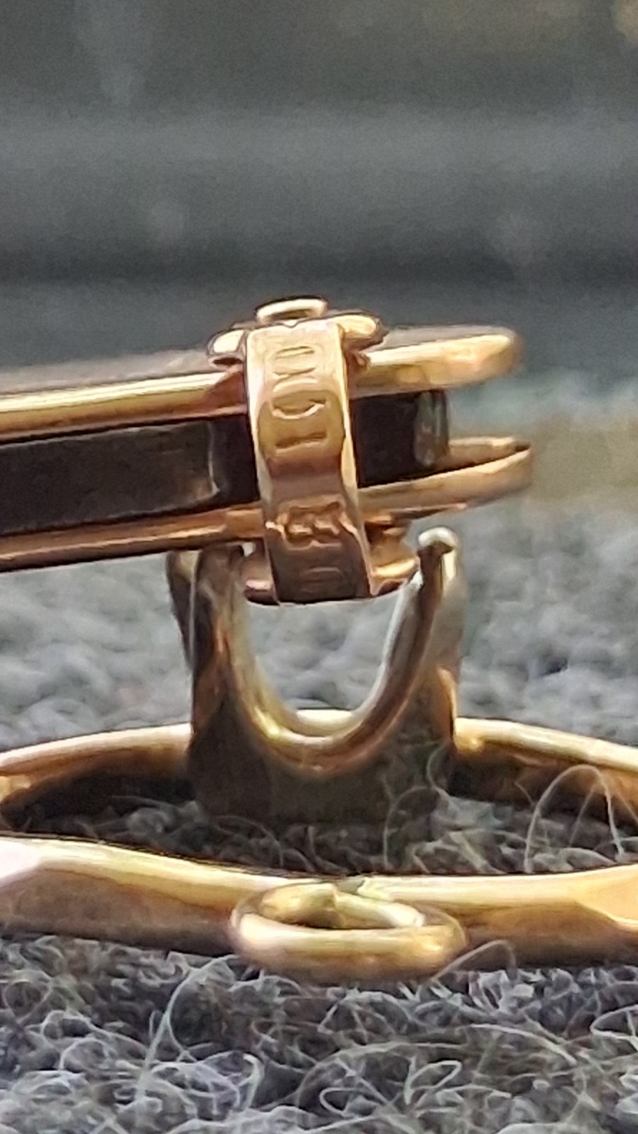 Vintage 10K Gold Watch Fob 2 Blade Pocket Knife with Pipe Cleaning Tool