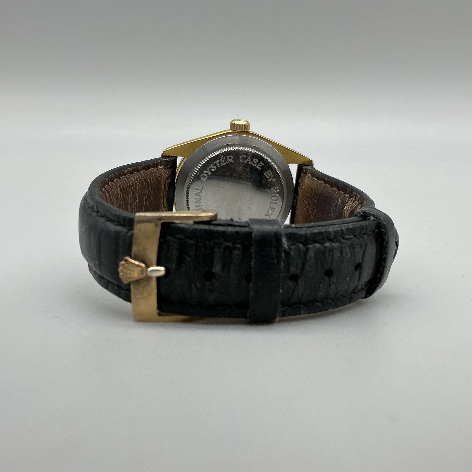 Vintage Tudor Prince Oysterdate Mens Watch 34mm Brown Dial Gold Plated Automatic