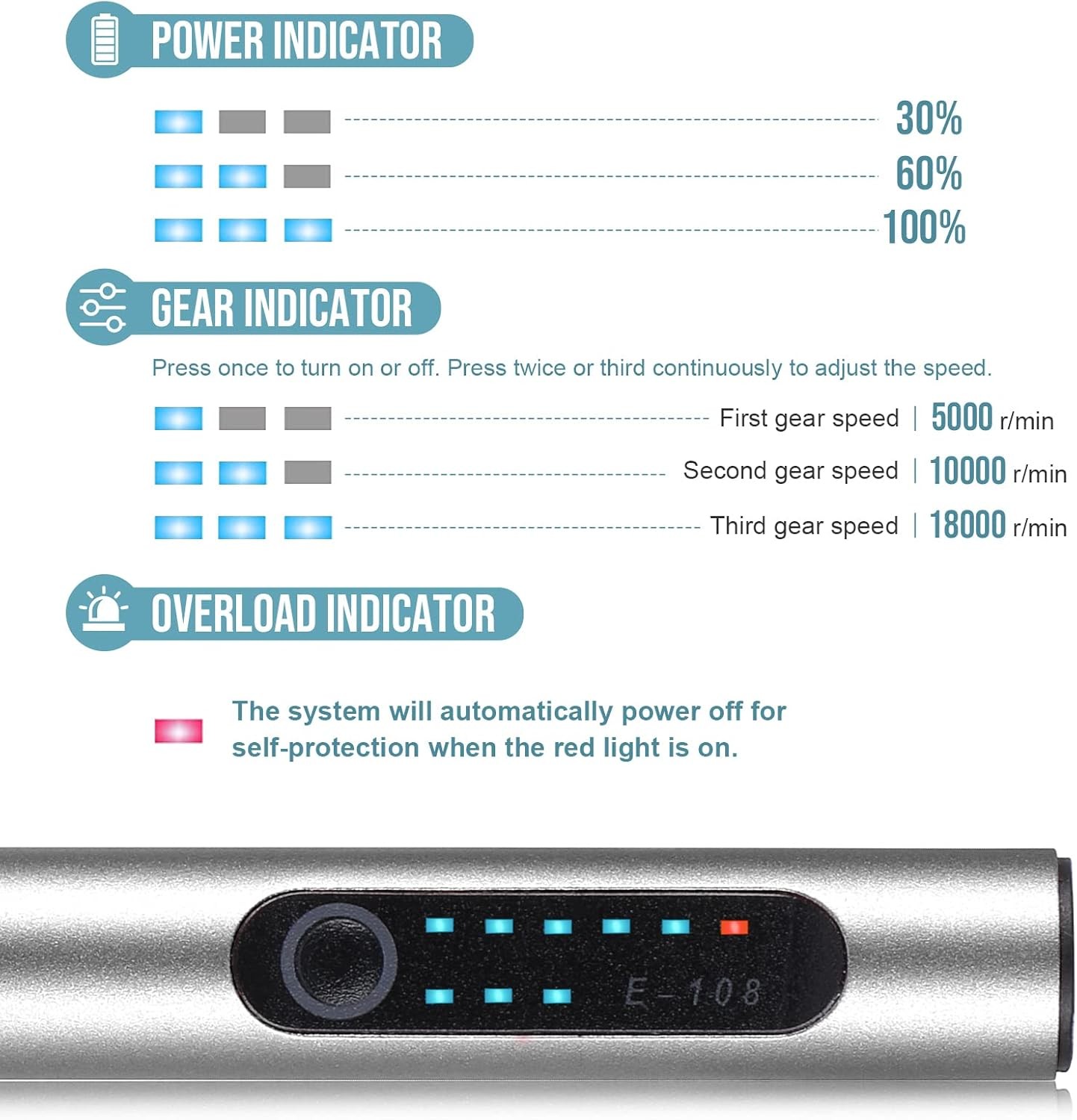 Electric Engraving Pen with 37 Bits USB Rechargeable Cordless Engraving Machine