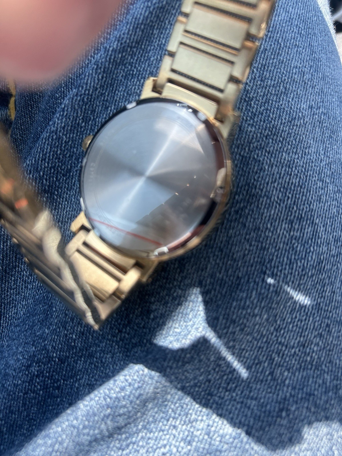 Bulova Men’s Diamond Accent Black Dial Gold-Tone Bracelet Quartz Date Watch
