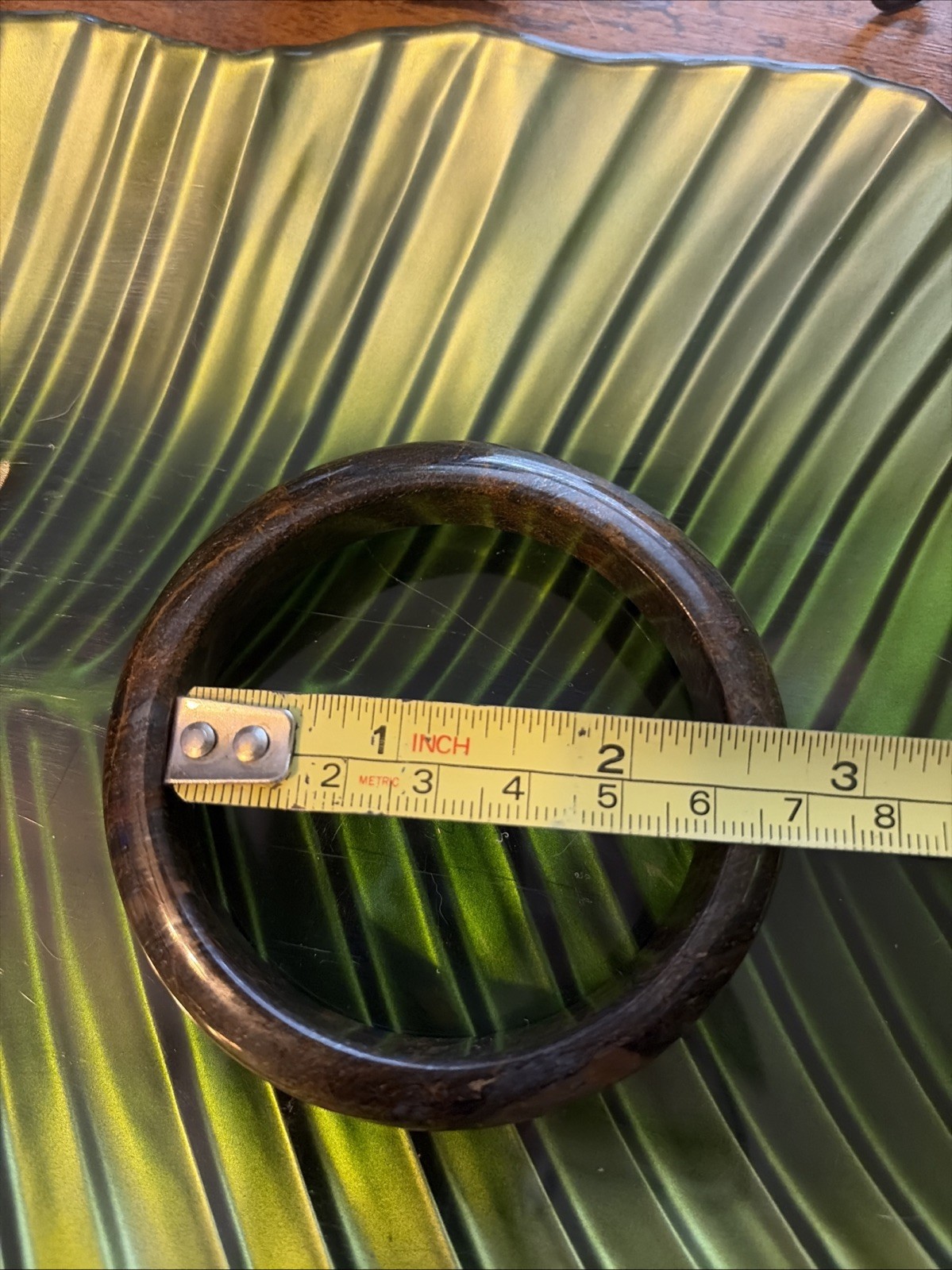 Iron Tiger Eye Hard Bangle 63.5 Mm
