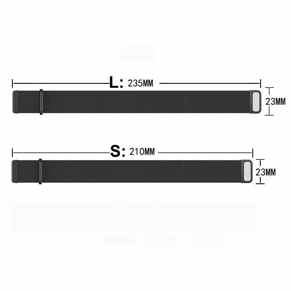 Magnetic Milanese metal For Fitbit Versa / 2 Watch Wrist Band Strap Bracelet