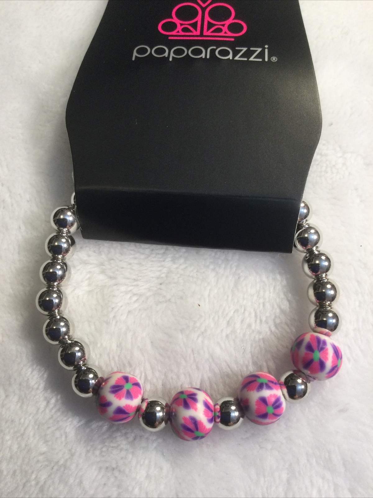 Kids 5pc Tie Dye Floral Multi-Colored Bracelets Starlet Shimmer Paparazzi New
