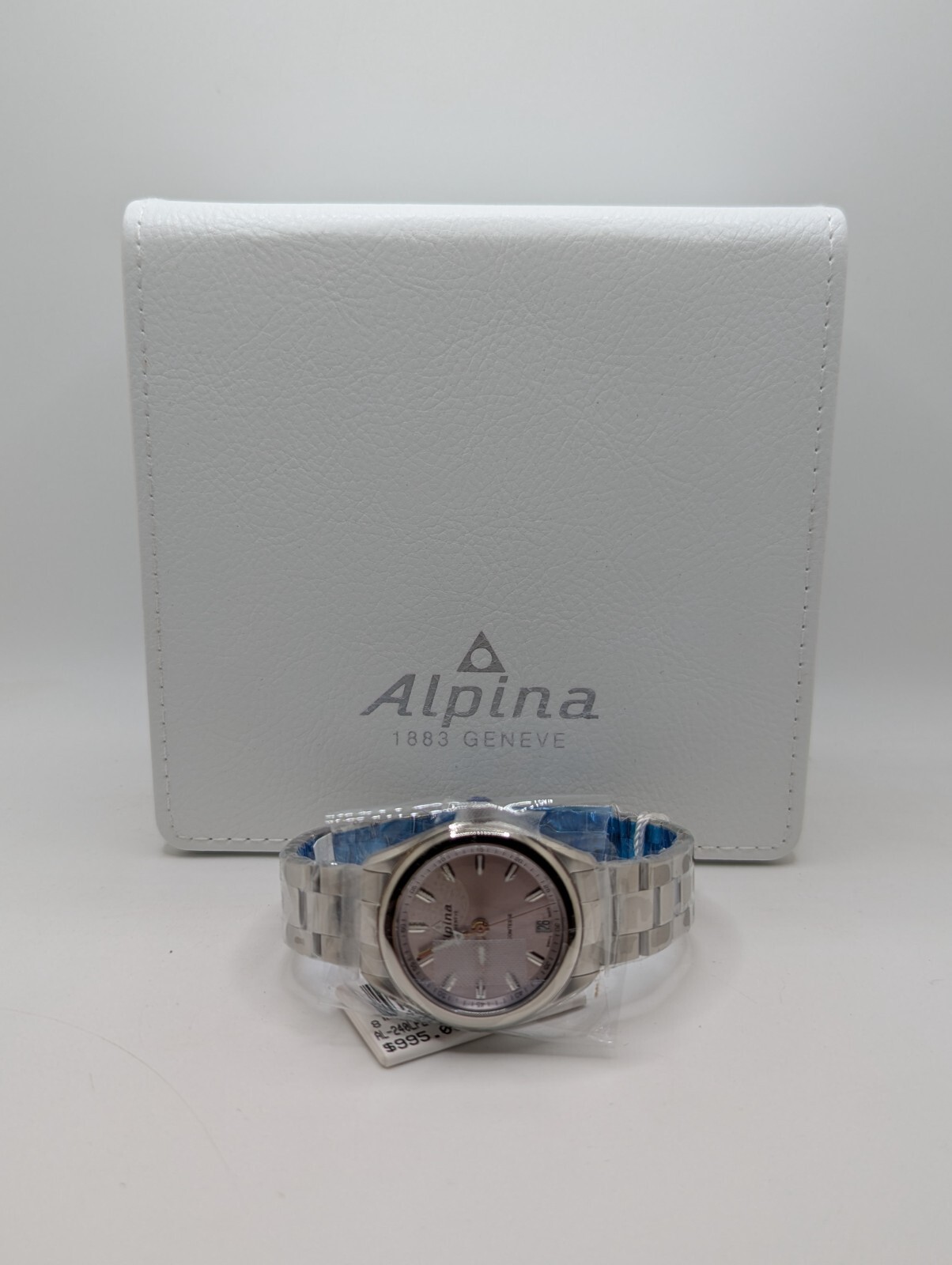 Alpina Comtesse Womens Silver Band Swiss Quartz 10 ATM Bracelet Wristwatch