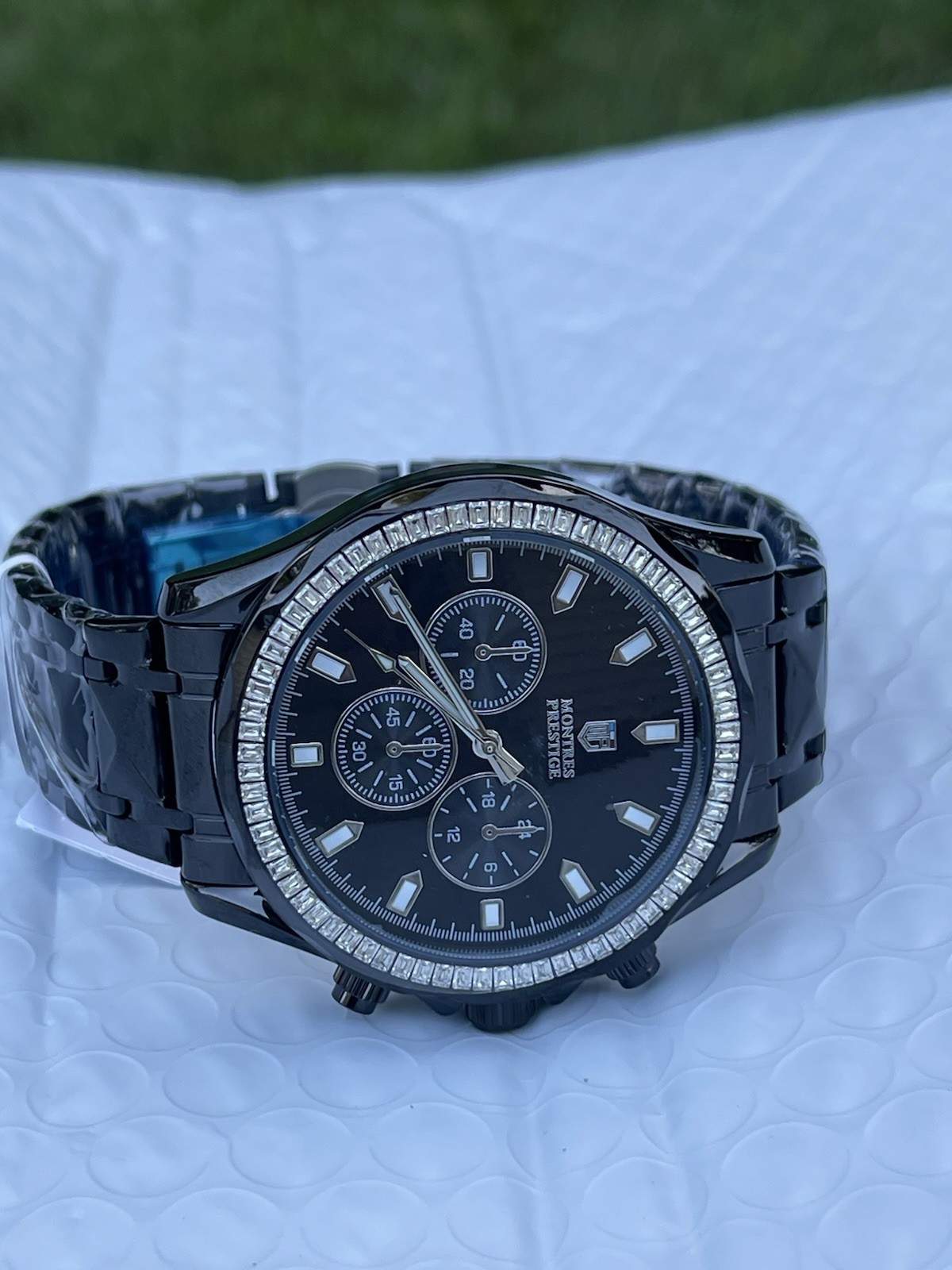 Montres Prestige Montres Prestige Men’s Watch – 44.5mm, Black (MPW-0362) new