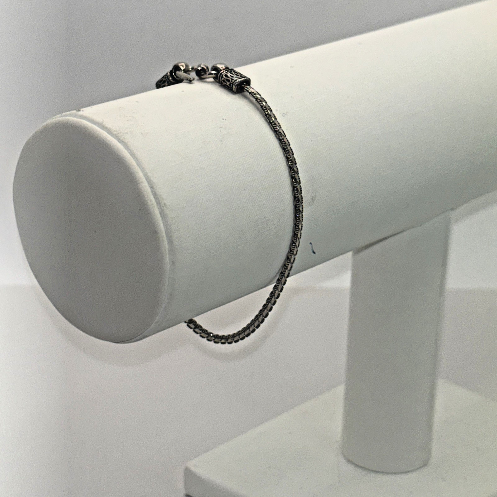 Solid .925 Sterling Silver 7.25 in. Custom Link Bracelet