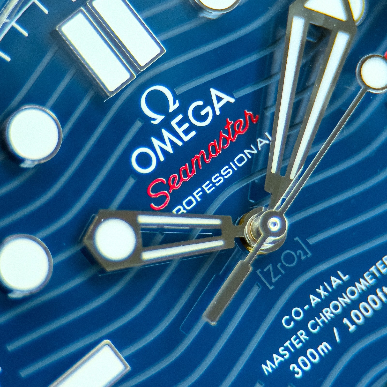 OMEGA Seamaster 300M SMP300m Blue Wave Dial 210.30.42.20.03.001 Box & Papers