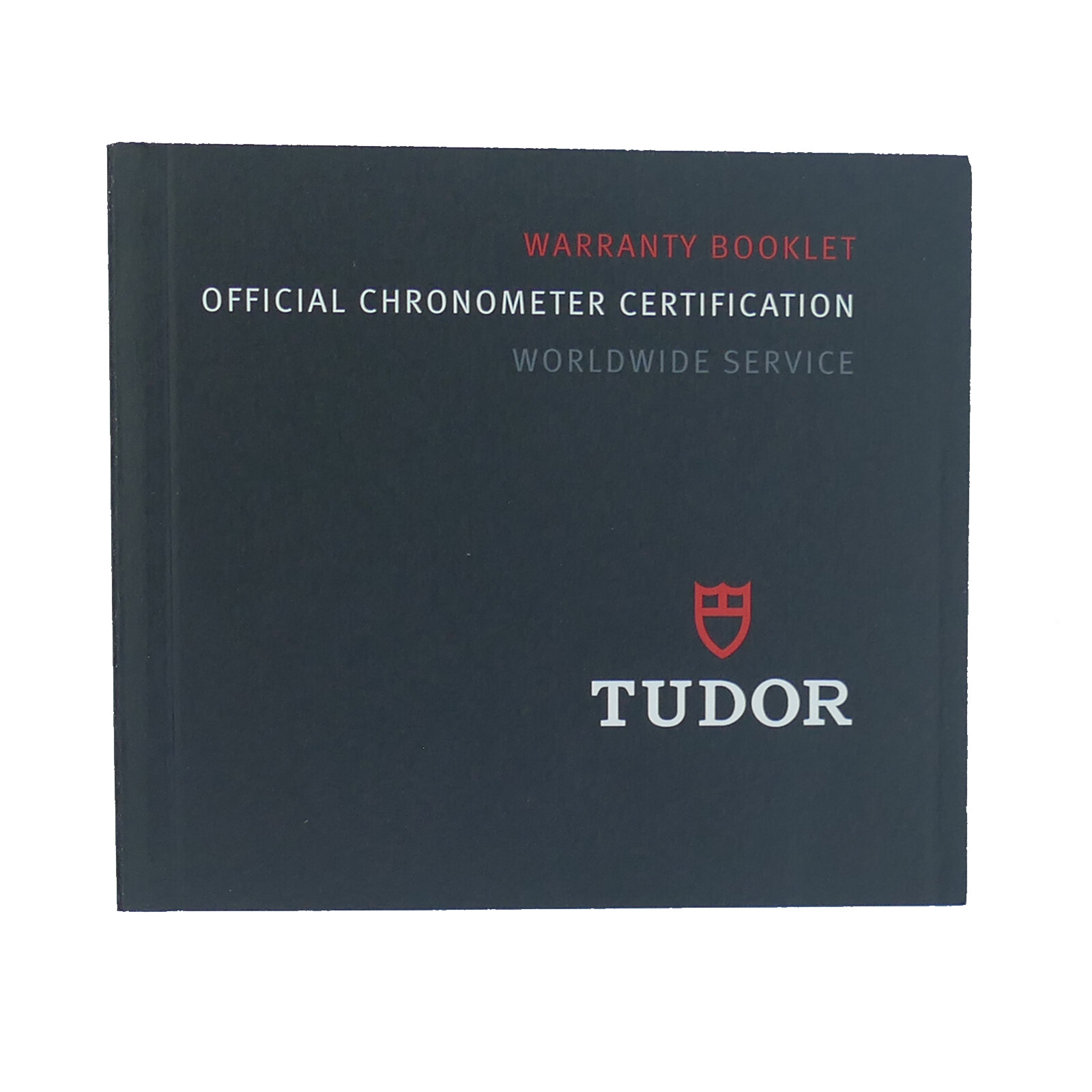 TUDOR OFFICIAL CHRONOMETER CERTIFICATION WARRANTY BOOKLET WORLDWIDE SERVICE