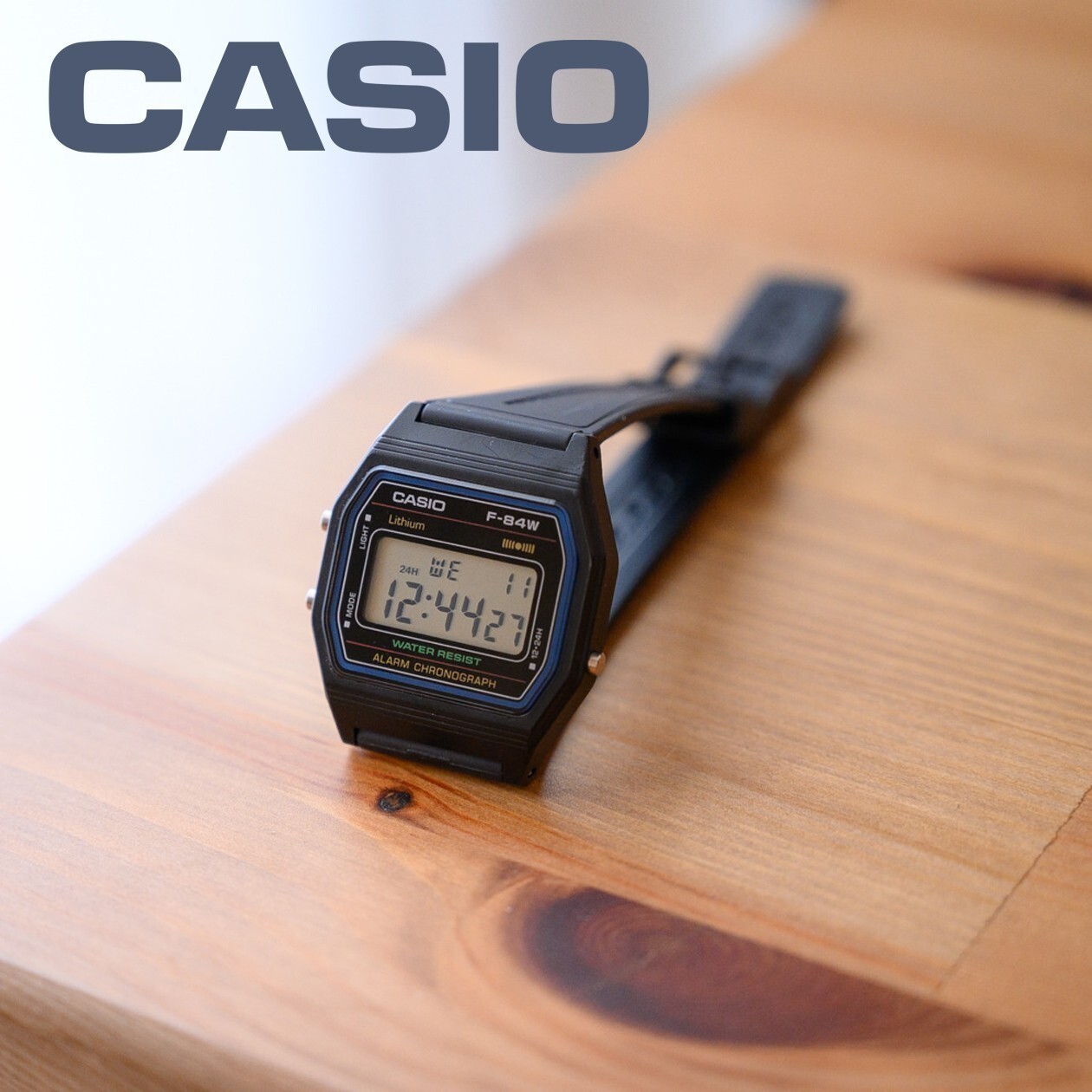 Brand New CASIO F-84W-1QJH Digital Classic Watch Illuminator From Japan
