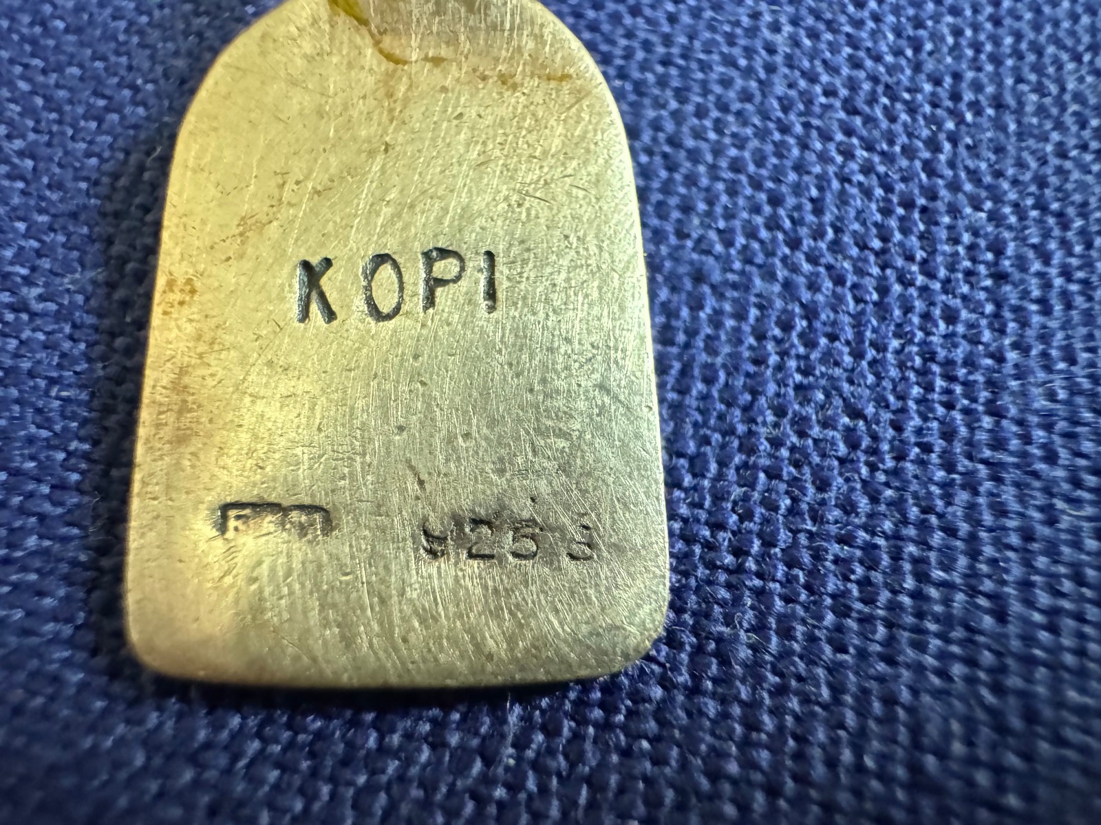 Vintage A. Lautz Tana Kopi Norway Lovers Pendant • Sterling Silver Norse Viking
