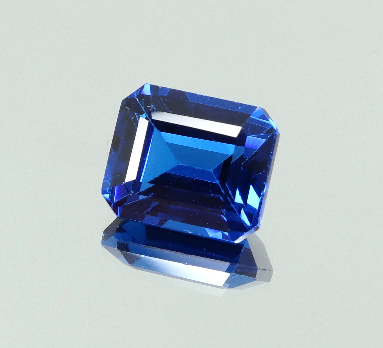 10.00 CT Certified Natural Brazilian Blue Topaz Emerald Shape Loose Gemstone