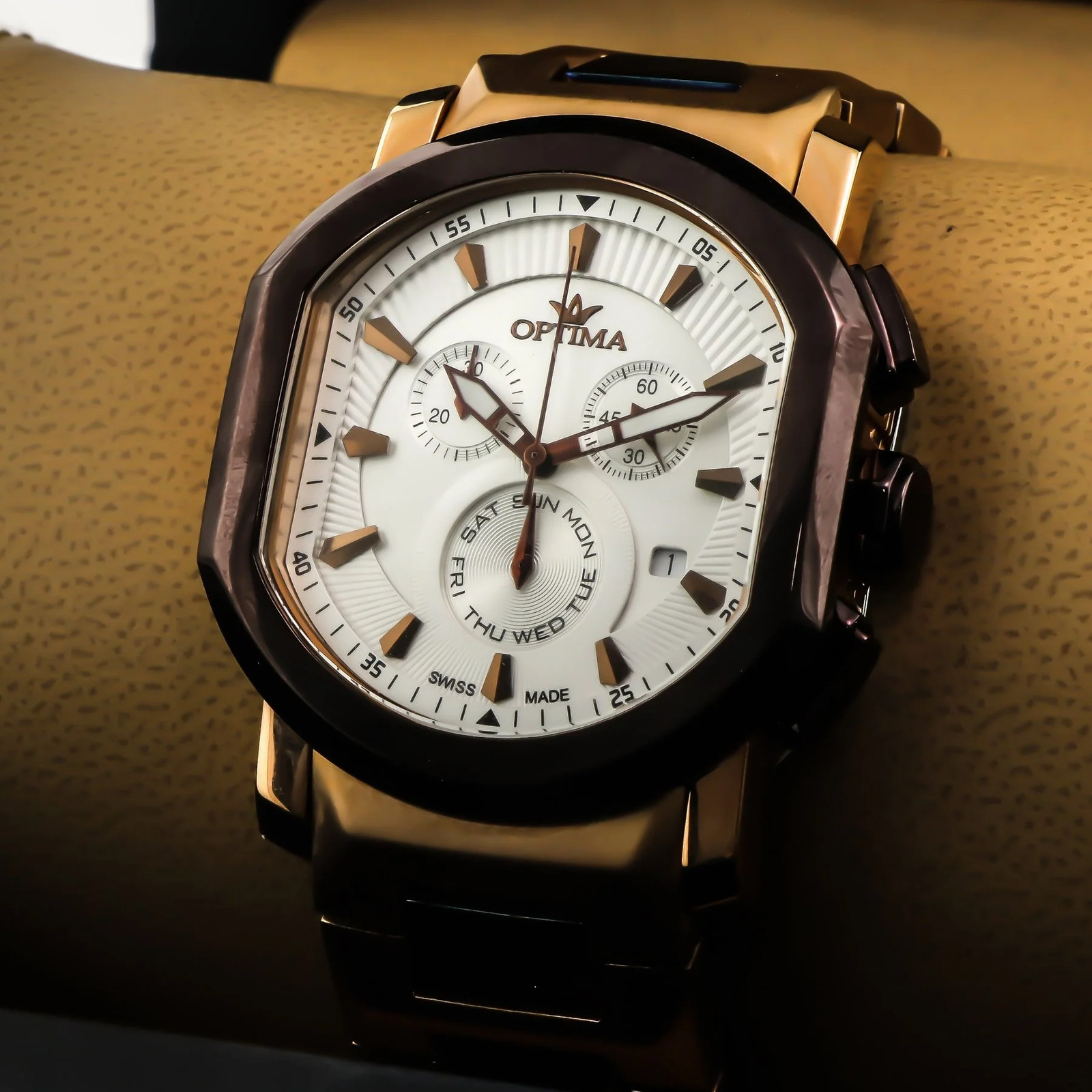 Optima – Swiss Chronograph – OSC243-RC-1 Swiss Chronograph Quartz 40mm x44mm