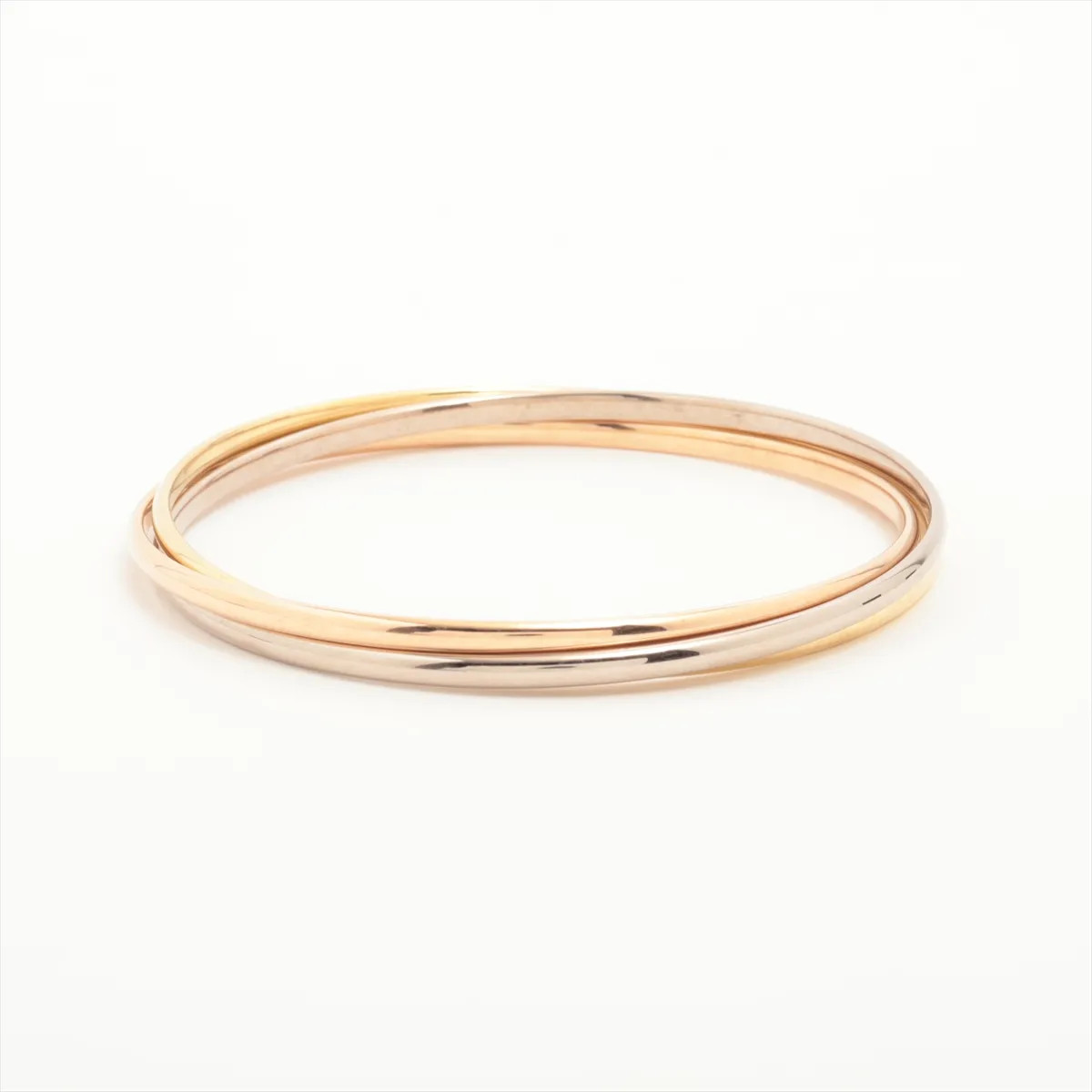 Cartier Trinity Bracelet 750(YG×PG×WG) 36.3g 17