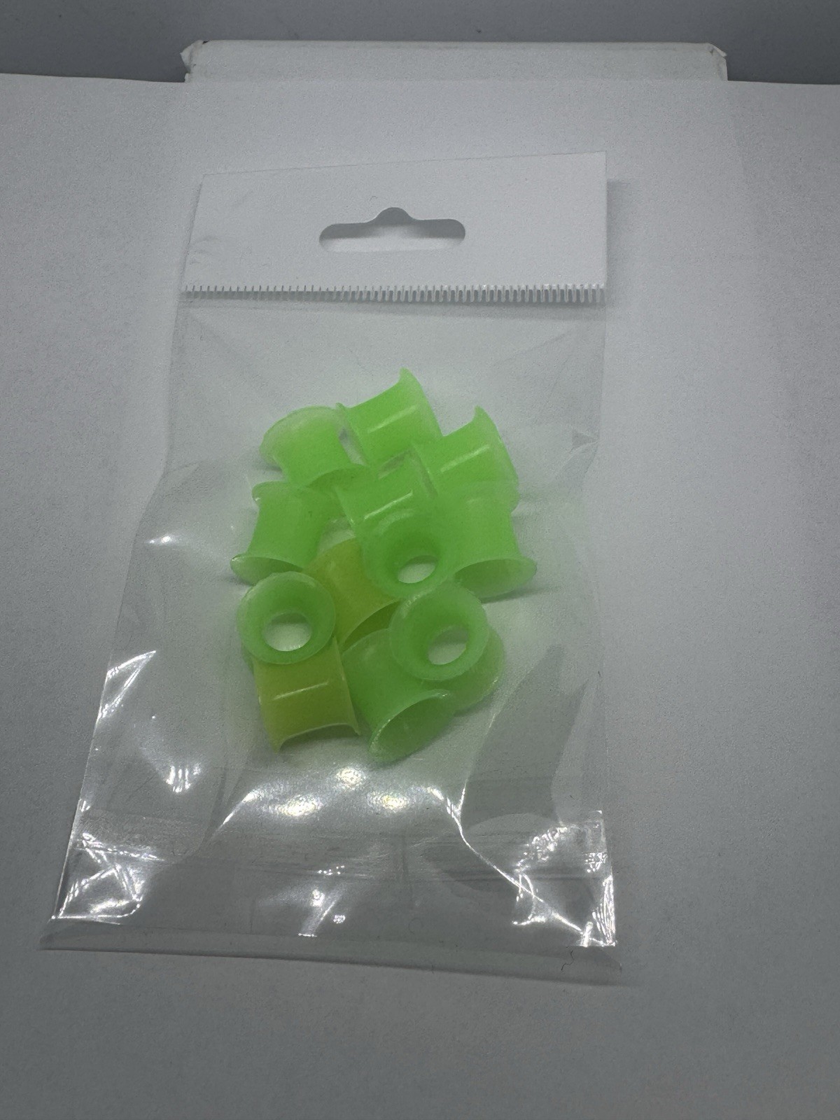6 Pair 00g 10mm Silicone Gauges Long Wearable Tunnels 9mm Neon Green Neon Yellow