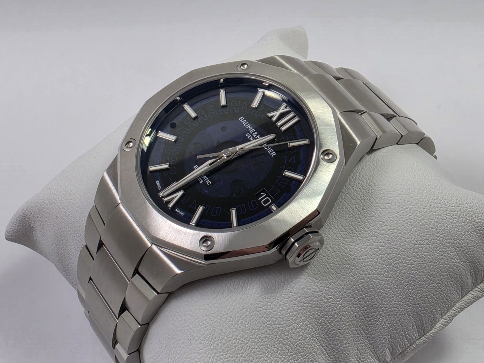 Baume and Mercier Riviera Baumatic Automatic Blue Dial Men’s Watch M0A10616