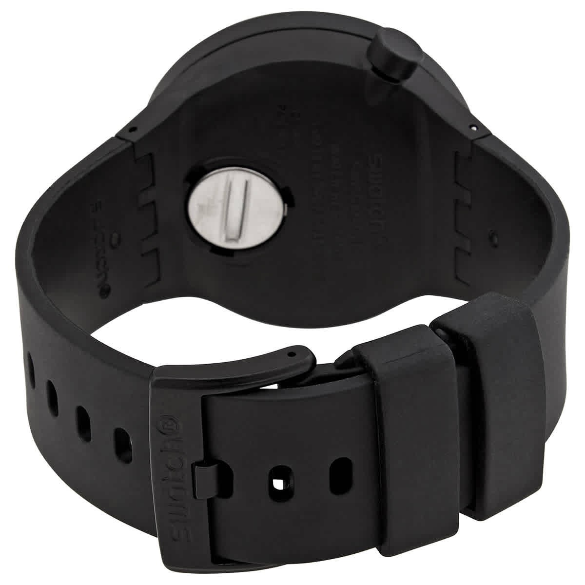 Swatch Bioceramic Quartz Black Dial Men’s Watch SB03B100