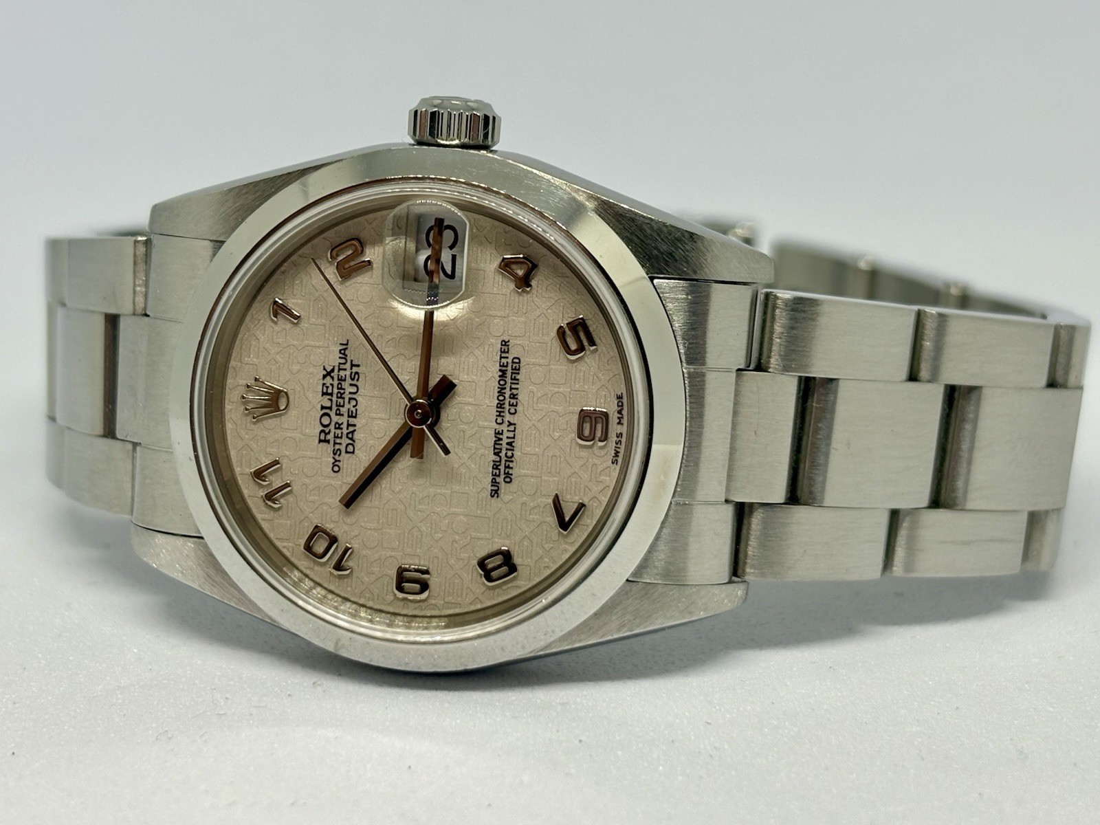 Rolex 68240 31MM Datejust Ivory Jubilee Anniversary Computer Dial