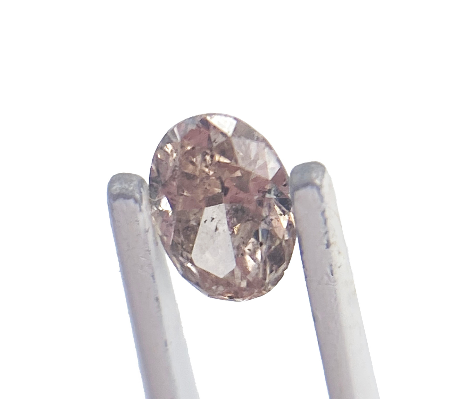 Natural Fancy Brown Salt & Pepper Diamond 0.15ct Oval Brilliant 4.2 x 3mm