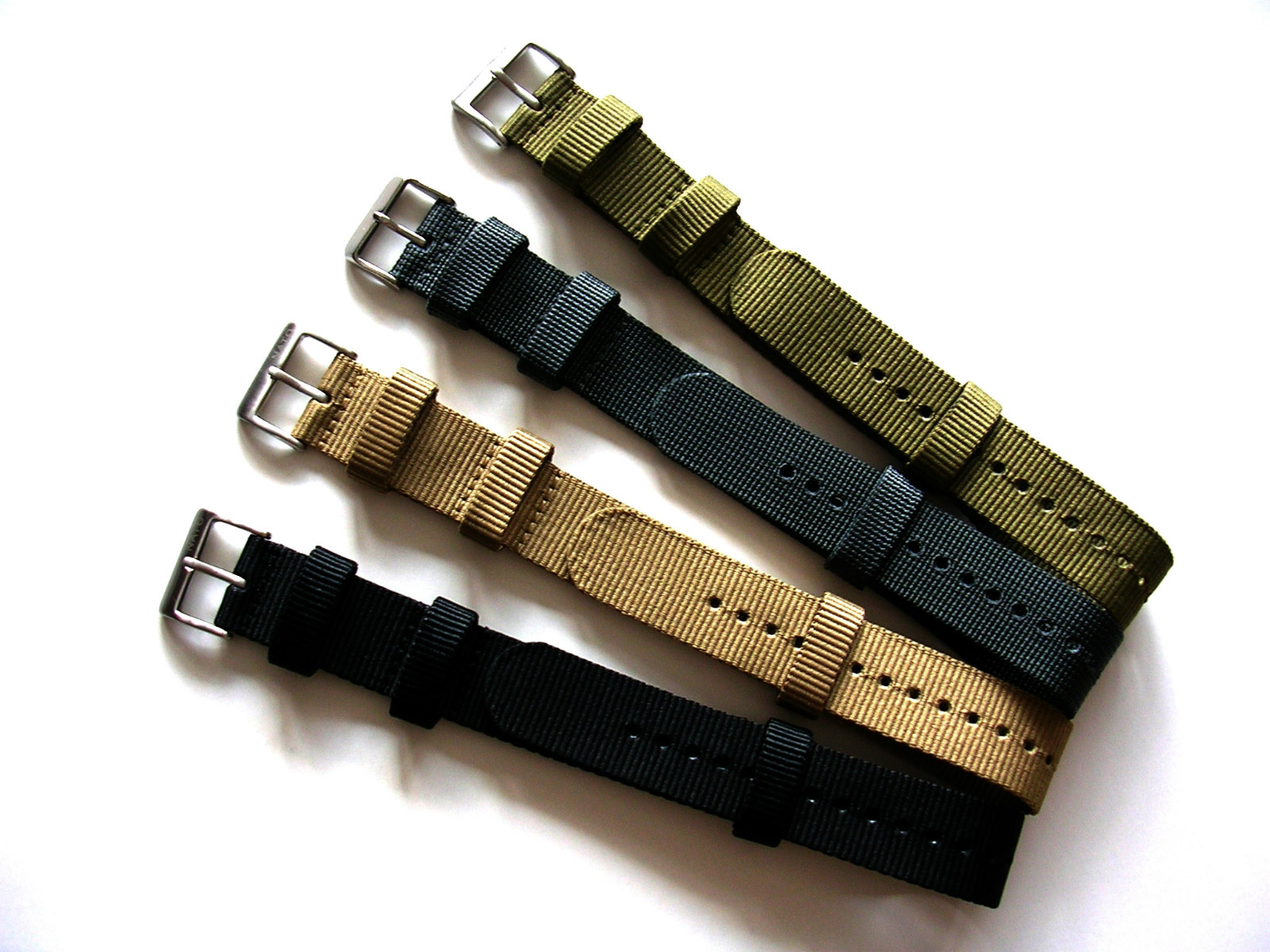 NATO G10 Commando Heavy Ballistic Nylon watchband strap Diver Aviator Tactical