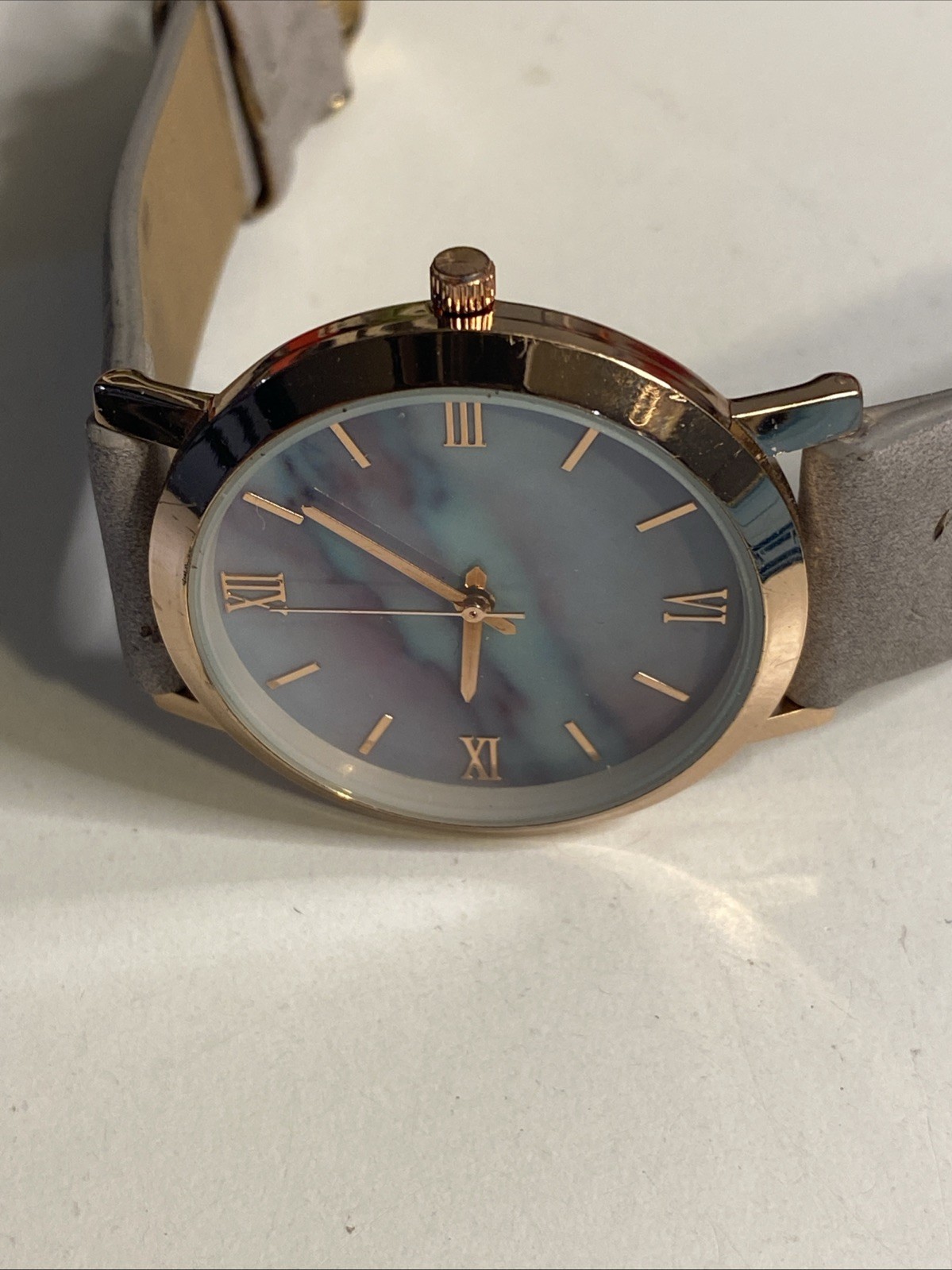 Accutime Watch Corp Rainbow Marbled Women’s 39mm Watch New Battery