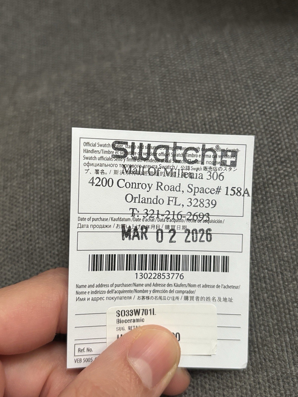 Brand NEW Never Worn Swatch OMEGA MISSION TO EARTHPHASE – MOONSHINE GOLD