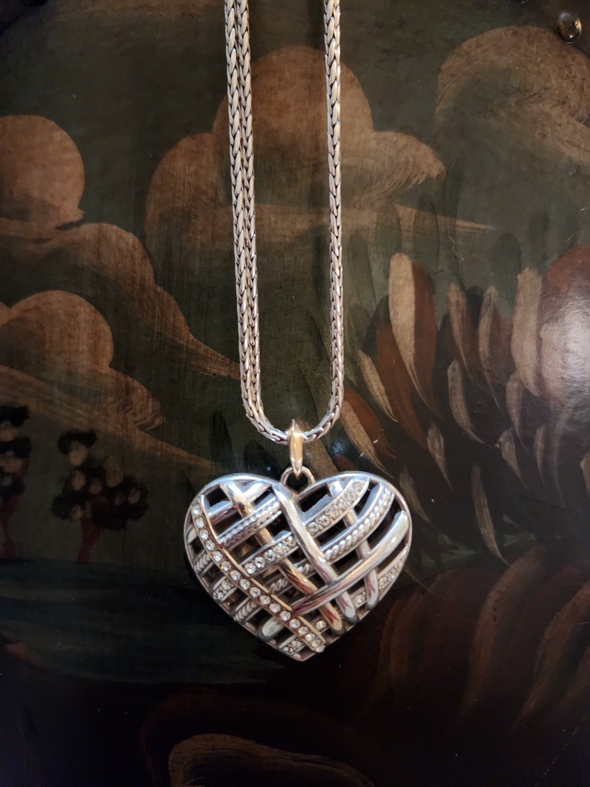 Brighton Neptune’s Rings Convertible Reversible Heart Necklace. NWOT