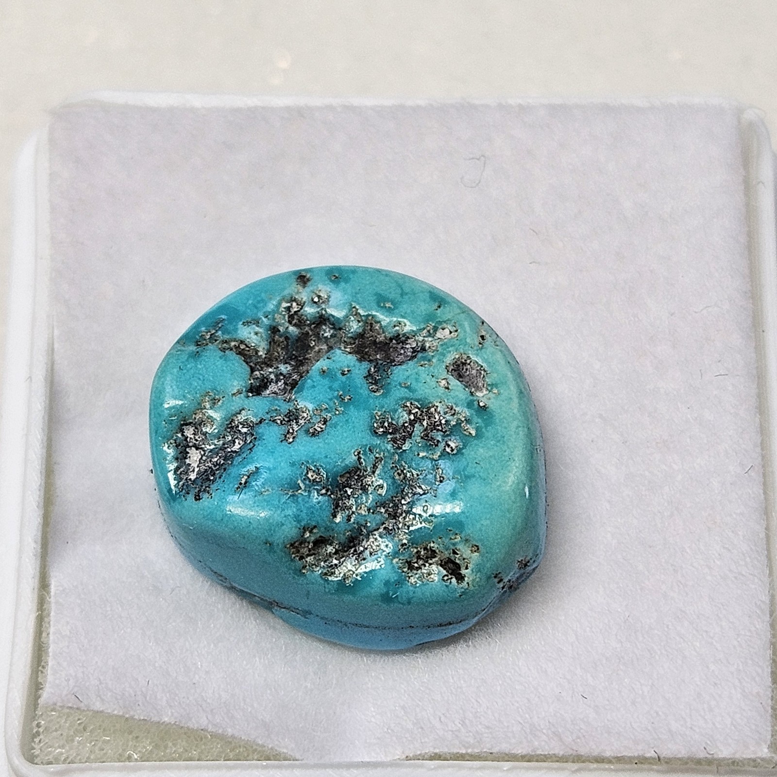 Estate 7.3 Carat Freeform Turquoise Nugget Cabochon Seafoam Unbacked Navada TQ