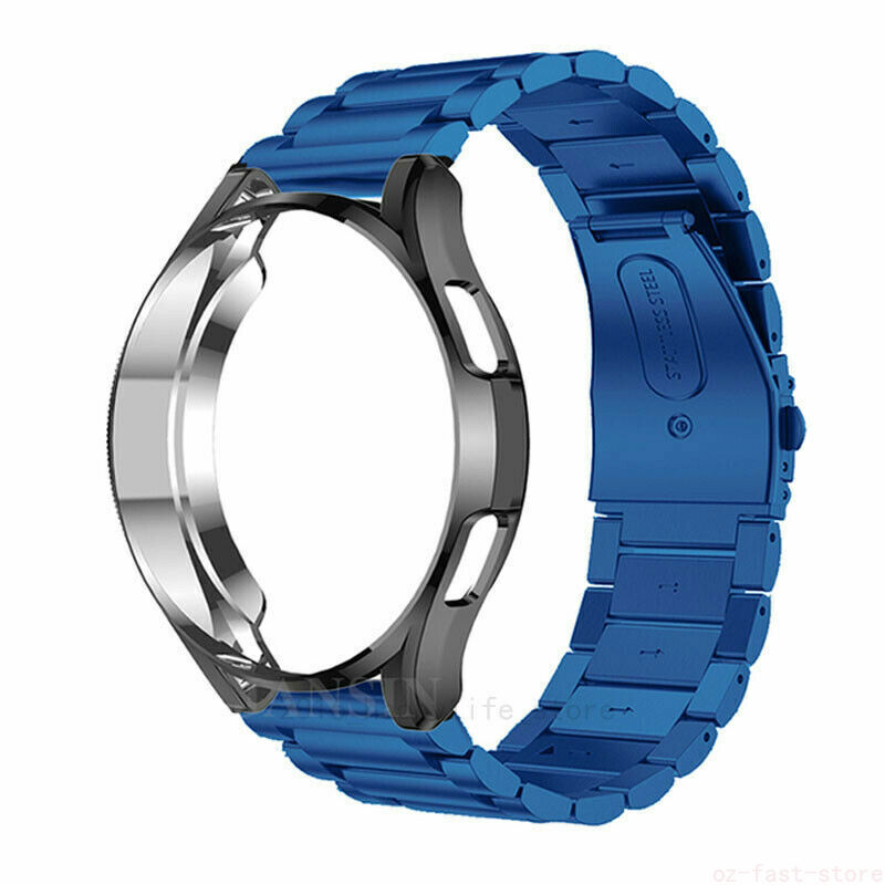 Stainless Steel Metal Strap+TPU Case For Samsung Galaxy Watch 46mm SM-R800/R805