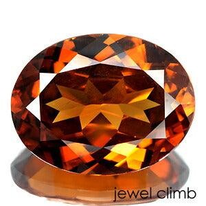 Unheated Orange Zircon Gemstone Loose 7.14CT Beautiful Genuine Gemstone