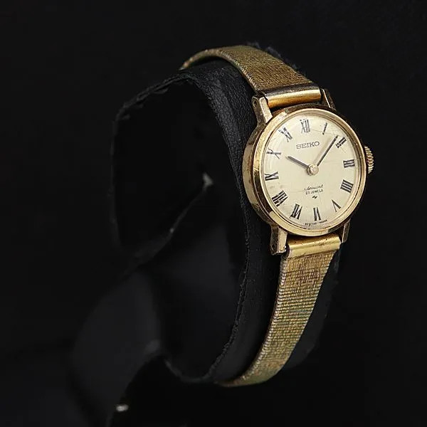 Working condition, excellent condition. Seiko 1140-0090 manual winding, gold dia