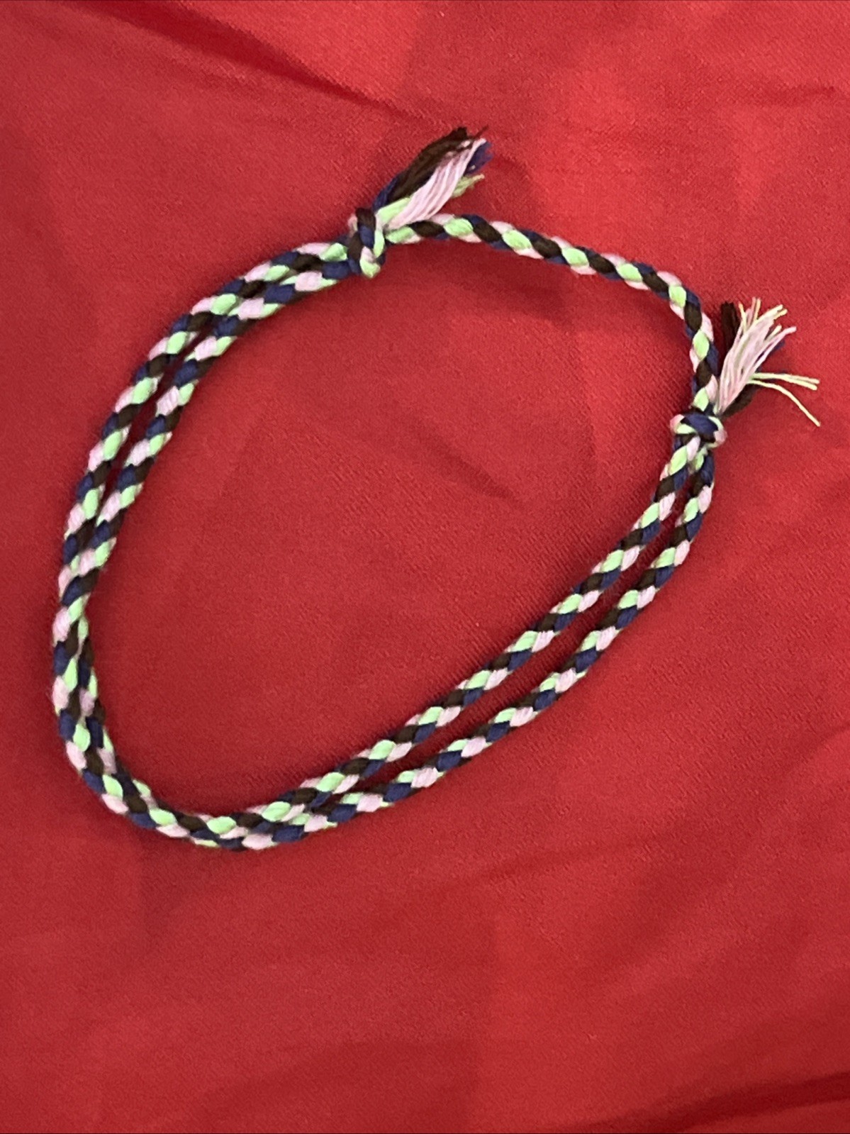 NEW BOHO BRAID THREAD FRIENDSHIP BRACELET ADJUSTABLE LIME PINK PURPLE BROWN NIP